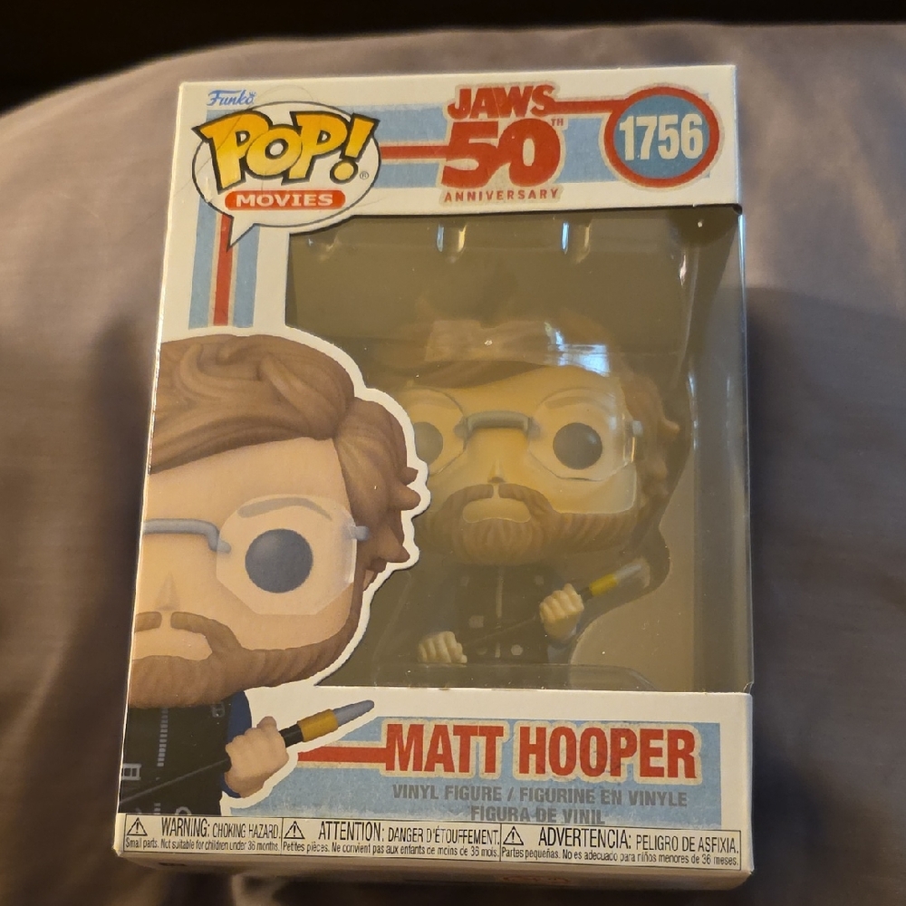 Funko Pop Jaws 50th Anniversary Matt Hooper Figure
